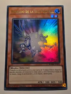 Herald of Purple Light●YUGIOH●BLMM●SPANISH●ULTRA RARE●1st●NM●E577 - Image 1