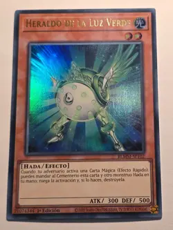 Herald of Green Light●YUGIOH●BLMM●SPANISH●ULTRA RARE●1st●NM●E573 - Image 1