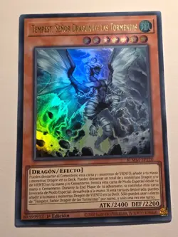 Tempest, Dragon Ruler of Storms●YUGIOH●BLMM●SPANISH●ULTRA RARE●1st●NM●E571 - Image 1