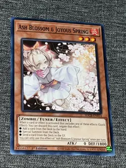 Yugioh Ash Blossom & Joyous Spring SDCB-EN014 Common 1st Ed NM - Image 1