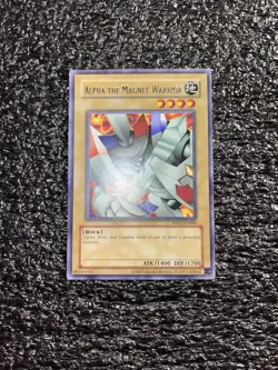 Yugioh! Alpha The Magnet Warrior RP02-EN089 Rare 2025 Reprint Unlimited NM - Image 1