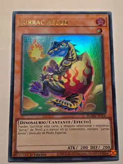 Jurrac Aeolo●YUGIOH●BLMM●SPANISH●ULTRA RARE●1st●NM●E544 - Image 1