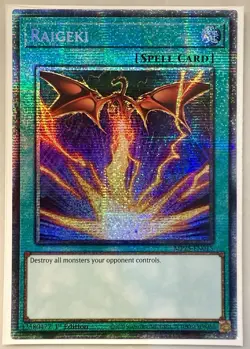 Yugioh! Raigeki - MP25-EN015 - Starlight Rare - 1st Edition NM - Image 1