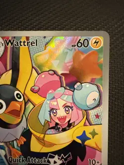Iono's Wattrel Illustration Rare Full Art Holo Card 231/217 Pokemon Card - Image 3