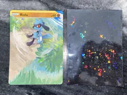 Full Art Riolu ACEO Pokemon Card Finished Environment Scene 1 Of 1 - Image 2