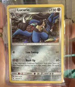 Lucario 126/214 - Holo Rare - Pokemon Unbroken Bonds NM Card - Image 2