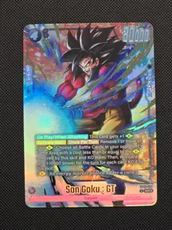 Son Goku : GT FB09-100 Alternate Art Dual Evolution Dragon Ball Card English - Image 1