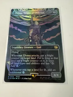 Ultima, Origin of Oblivion (Borderless) (FOIL) ✅ Final Fantasy ✅ Magic (mtg) - Image 1