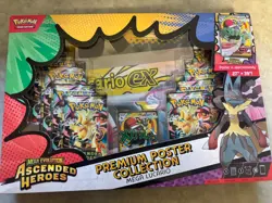 Pokemon Mega Evolution Ascended Heroes Mega Lucario ex Box Poster Promo - Image 1