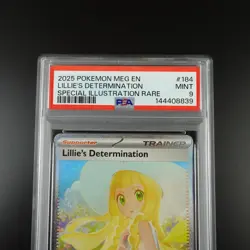 PSA 9 Lillie's Determination 184/132 Pokemon Mega Evolutions Graded Card - Image 2