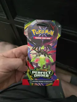 Pokemon Mega Evolution Perfect Order Booster sleeve - Image 1
