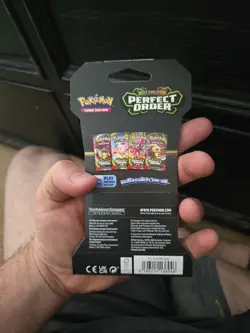 Pokemon Mega Evolution Perfect Order Booster sleeve - Image 2