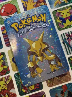 Pokemon 151 Vintage Pocket Monsters Vending HOLO Prism Sticker 2000 Nintendo - Image 1