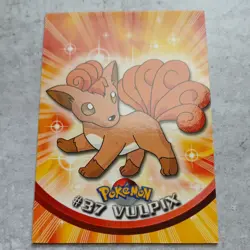 Pokemon TCG - Vulpix #37 TOPPS Series 1 Blue Logo 1st Print Run - Image 2