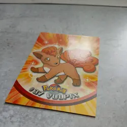 Pokemon TCG - Vulpix #37 TOPPS Series 1 Blue Logo 1st Print Run - Image 3