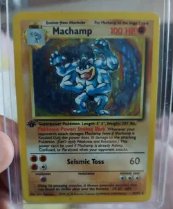 Machamp #8/102 1st Edition 1999 Pokemon - Image 1