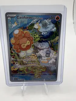 Pokemon Surging Sparks #195/191 Castform Sunny Form - Image 1