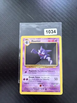 Haunter 29/102 Base Set Uncommon Pokemon Card WOTC (LOT118) - Image 1