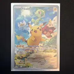 Pokemon TCG Pikachu SVP027 Scarlet & Violet Paldea Evolved Sealed Black Star - Image 1