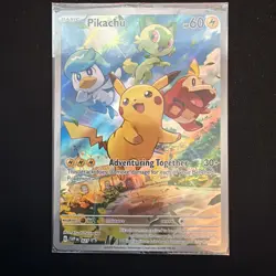 Pokemon TCG Pikachu SVP027 Scarlet & Violet Paldea Evolved Sealed Black Star - Image 2