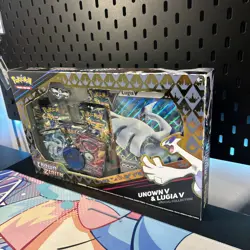 Pokemon TCG Crown Zenith Lugia V & Unown V Special Collection Sealed See All Pic - Image 3