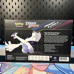 Pokemon TCG Crown Zenith Lugia V & Unown V Special Collection Sealed See All Pic - Image 5