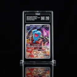 Pokemon Team Rocket’s Wobbuffet Destined Rivals Promo 2025 Tag Gem Mint 10 - Image 1
