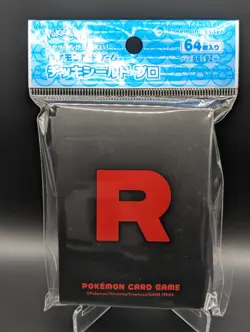 Japan Pokemon TCG Glory Of Team Rocket Sleeves (One Pack Of 64 Sleeves) Sealed - Image 1