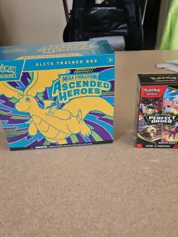 Pokemon Mega Evolution Ascended Heroes Elite Trainer Box + Perfect Order Booster - Image 1