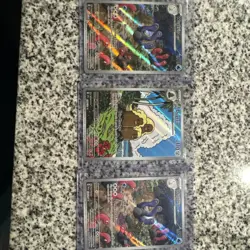 Pokemon IR Bundle Wugtrio 224/091 x2 + Alolan Dugtrio 208/191 Full Art NM - Image 2