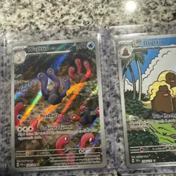 Pokemon IR Bundle Wugtrio 224/091 x2 + Alolan Dugtrio 208/191 Full Art NM - Image 5