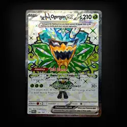 Pokemon TCG Twilight Masquerade Teal Mask Ogerpon ex #190/167 Ultra Rare NM - Image 1