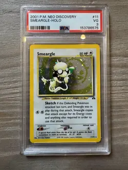 Pokemon TCG Smeargle Holo Rare Neo Discovery Unlimited - Image 1