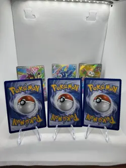 Pokemon First Partner Illustration Collection Series 1 Kanto Alola Starters Set - Image 5