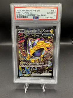 2025 Pokemon - Iron Hands ex - IR - Prismatic Evolutions - PSA 10 - Image 1