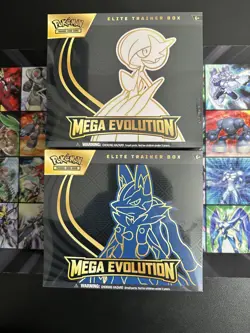 Pokemon TCG Mega Evolution Gardevoir & Lucario Elite Trainer Box Factory Sealed - Image 1