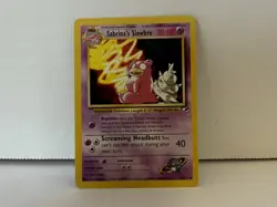 Pokemon Gym Hero's Sabrina's Slowbro 60/132 LP - Image 1