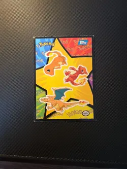 Pokemon Topps TC 1999 Charmander, Charmeleon, Charizard - Image 1