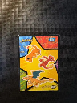 Pokemon Topps TC 1999 Charmander, Charmeleon, Charizard - Image 2
