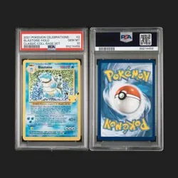 2021 Pokemon Celebrations Blastoise Holo #2 PSA 10 Classic Collection Base Set - Image 3