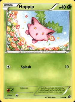 Hoppip 3/114 - Pokemon XY - Steam Siege - LP - Image 1
