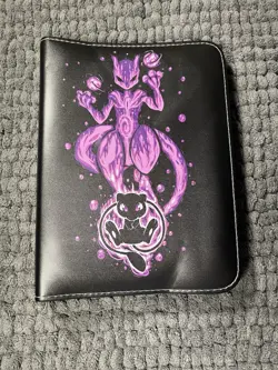 4 Pocket Pokemon Card Binder (MewTwo & Greninja) - Image 3