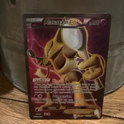 Pack Fresh Alakazam EX 117/124 - XY Fates Collide Ultra Rare Holo - Pokemon TCG - Image 1