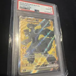 Zekrom EX 158/086 Full Art Ultra Rare Black Bolt Pokemon TCG PSA 10 - Image 2