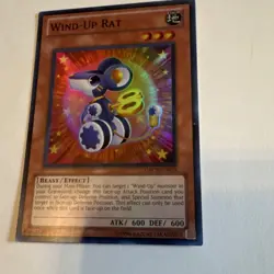 Yu-Gi-Oh! Wind-Up Rat Order of Chaos Super Rare 1st Edition ORCS-EN023 Effect - Image 1