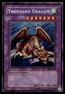 Yu-Gi-Oh TCG Metal Raiders #MRD-143 Thousand Dragon Secret Rare - Image 1