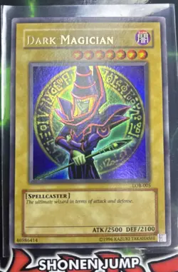 Dark Magician LOB-005 The Legend of Blue Eyes White Dragon Damaged - Image 1