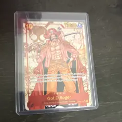 Namco One Piece CCG Gol.D.Roger OP09-118 Emperors Alt Art Foil Secret Rare - Image 1