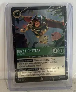 Disney Parks Promo Buzz Lightyear - Lorcana Foil - Image 1