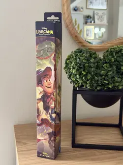 Disney Lorcana Parks Exclusive Woody & Buzz Lightyear Wilds Unknown Foil Playmat - Image 1